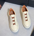 Low Top Casual Sneakers-footwear > sneakers > low top sneakers-Laventaire-Ivory-38-Laventaire