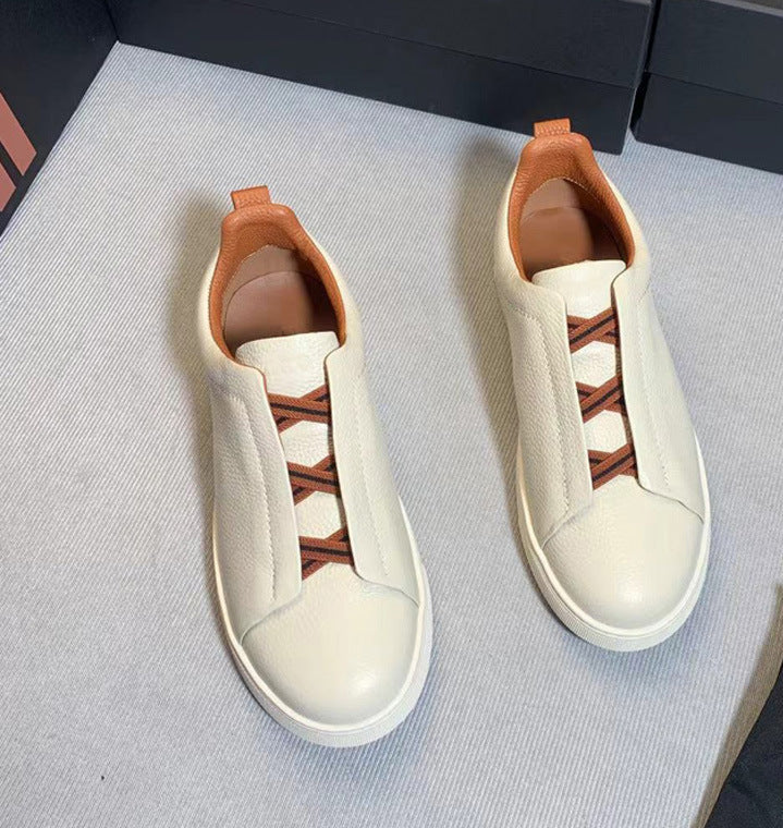 Low Top Casual Sneakers-footwear > sneakers > low top sneakers-Laventaire-Ivory-38-Laventaire