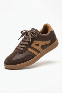 Low Top Daily Sneakers-footwear > sneakers > casual sneakers-Laventaire-Dark Brown-36-Laventaire