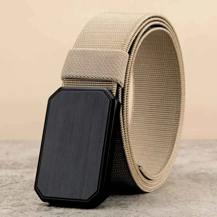 Magnetic Closure Belt-accessories > belts > magnetic closure belt-Laventaire-Beige-S-Laventaire