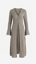 Maxi Cardigan V-Neck-cardigans > long cardigan-Laventaire-Laventaire