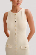 Maxi Dress Empire Waist-dresses > midi dress-Laventaire-Laventaire