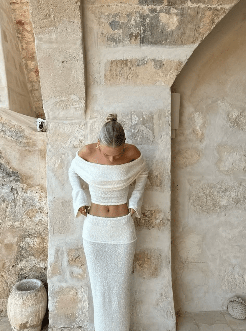Maxi Skirt Two-Piece Set-sets > maxi skirt set-Laventaire-Laventaire