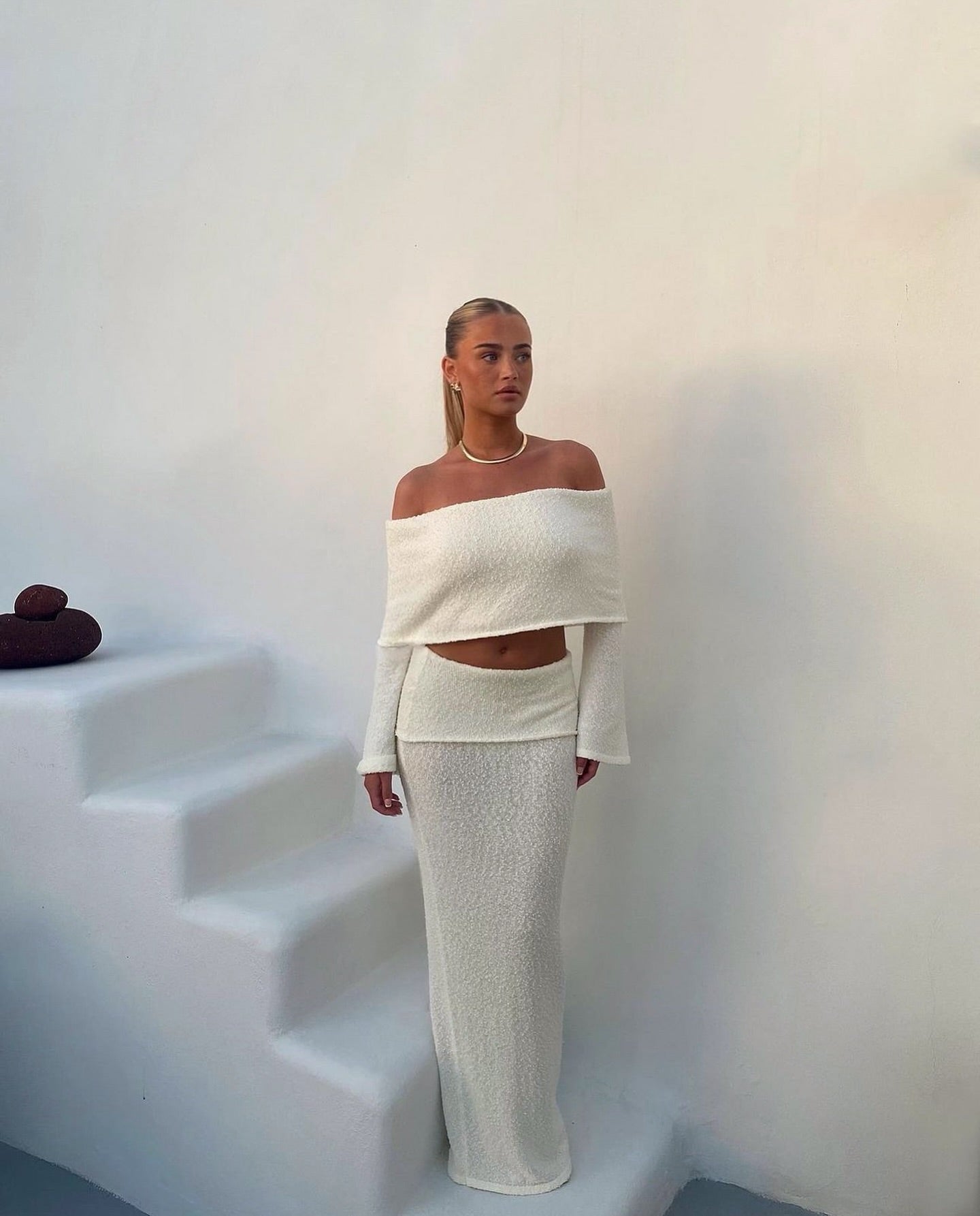Maxi Skirt Two-Piece Set-sets > maxi skirt set-Laventaire-Laventaire