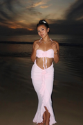 Maxi Skirt Two-Piece Set-sets > maxi skirt two-piece set-Laventaire-Laventaire