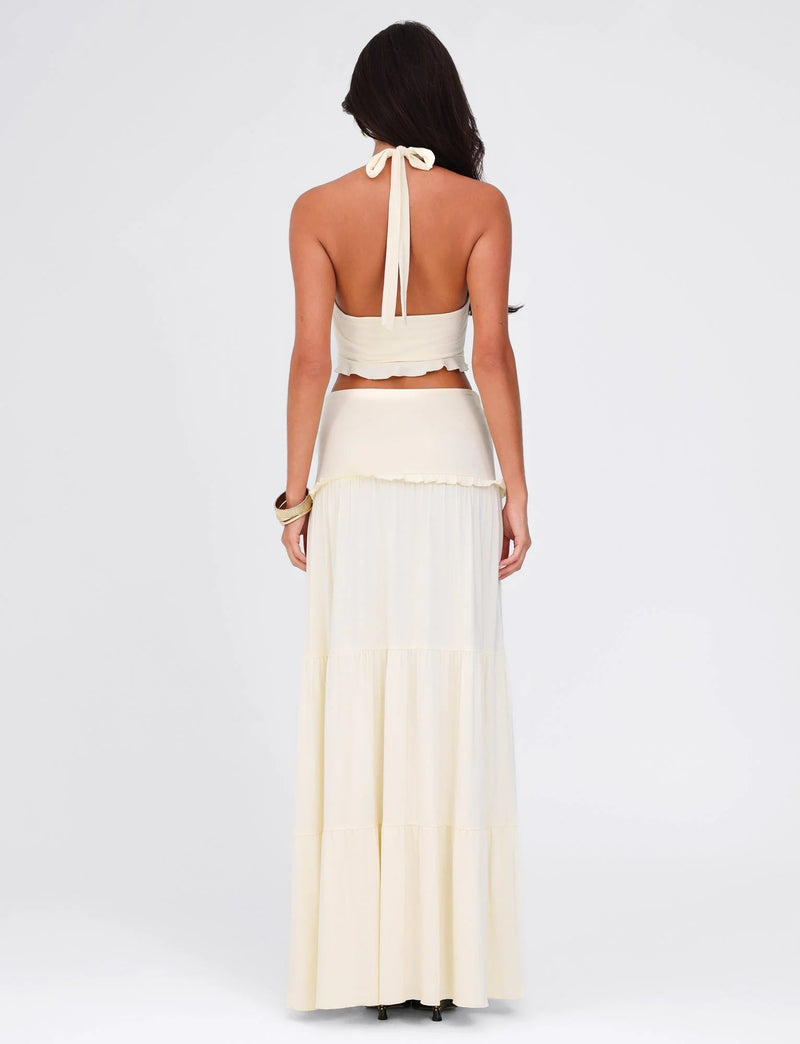 Maxi Skirt Two-Piece Set-sets > two-piece set-Laventaire-Laventaire