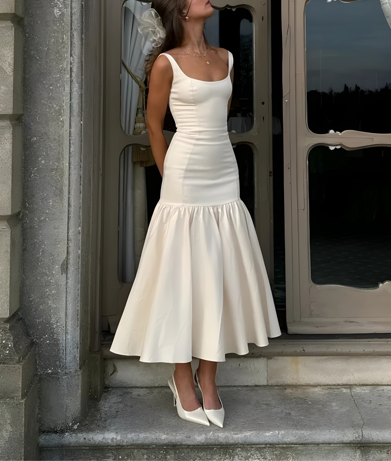 Mermaid Fit Midi Dress-dresses > midi dress > mermaid fit-Laventaire-Laventaire