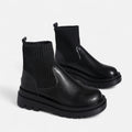 Mid Heel Ankle Boots-footwear > ankle boots-Laventaire-Laventaire