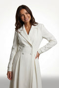 Mid-Length Trench Coat-outerwear > trench coat-Laventaire-Laventaire