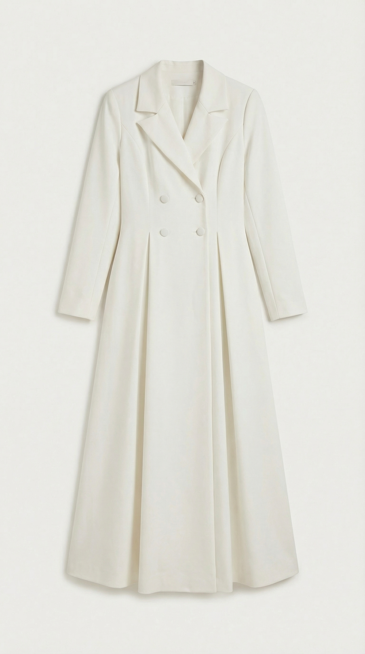 Mid-Length Trench Coat-outerwear > trench coat-Laventaire-Laventaire