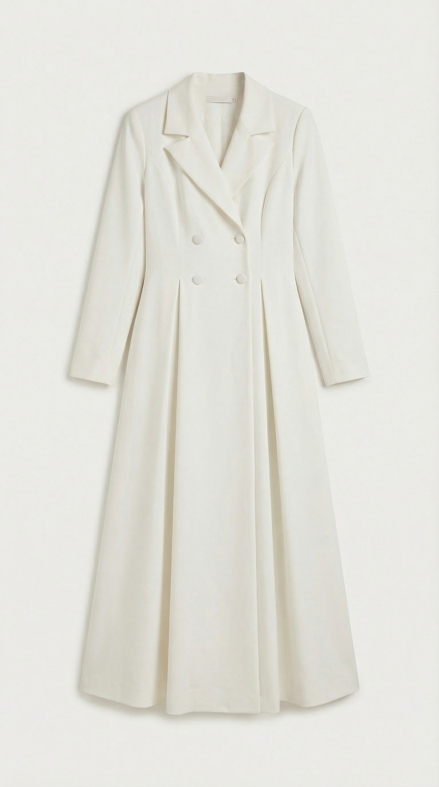 Mid-Length Trench Coat-outerwear > trench coat-Laventaire-Laventaire
