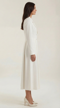 Mid-Length Trench Coat-outerwear > trench coat-Laventaire-Laventaire