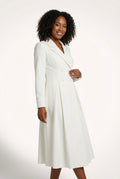 Mid-Length Trench Coat-outerwear > trench coat-Laventaire-Laventaire