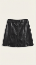 Mini Skirt with Zip-Mini Skirts-Laventaire-Laventaire