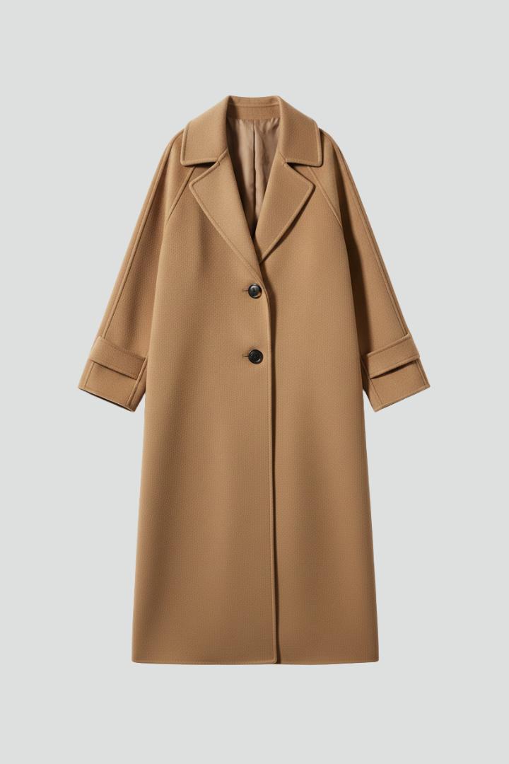 Minimal Long Coat-outerwear > long coat-Laventaire-Laventaire