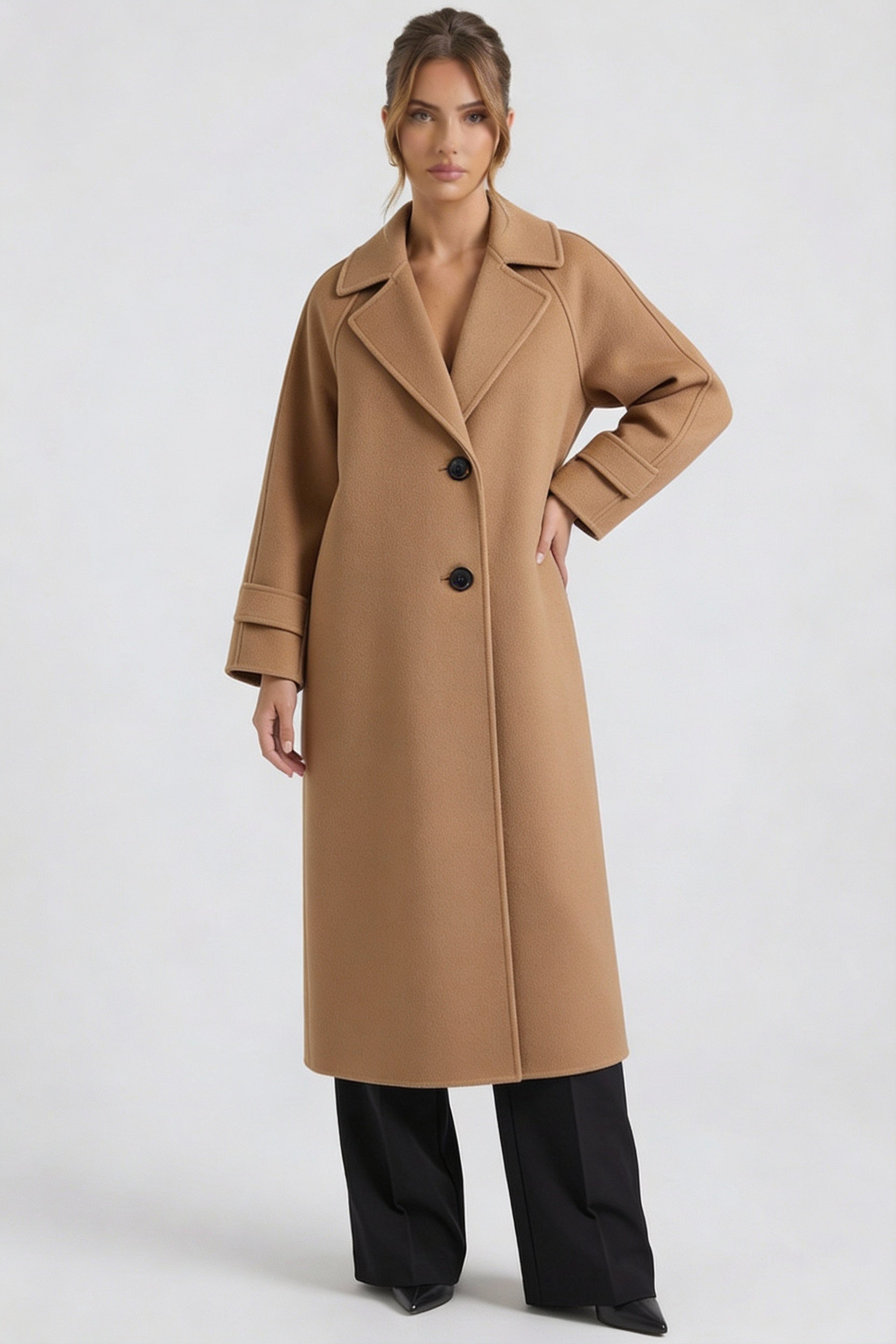 Minimal Long Coat-outerwear > long coat-Laventaire-Laventaire