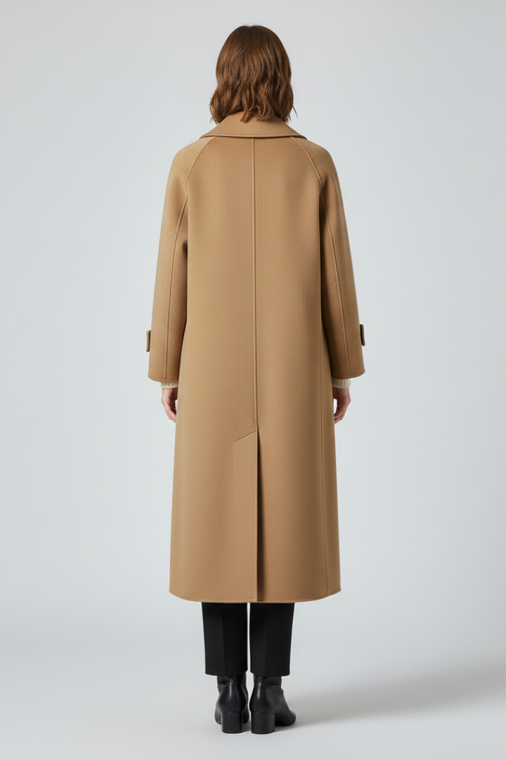 Minimal Long Coat-outerwear > long coat-Laventaire-Laventaire