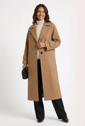 Minimal Long Coat-outerwear > long coat-Laventaire-Laventaire