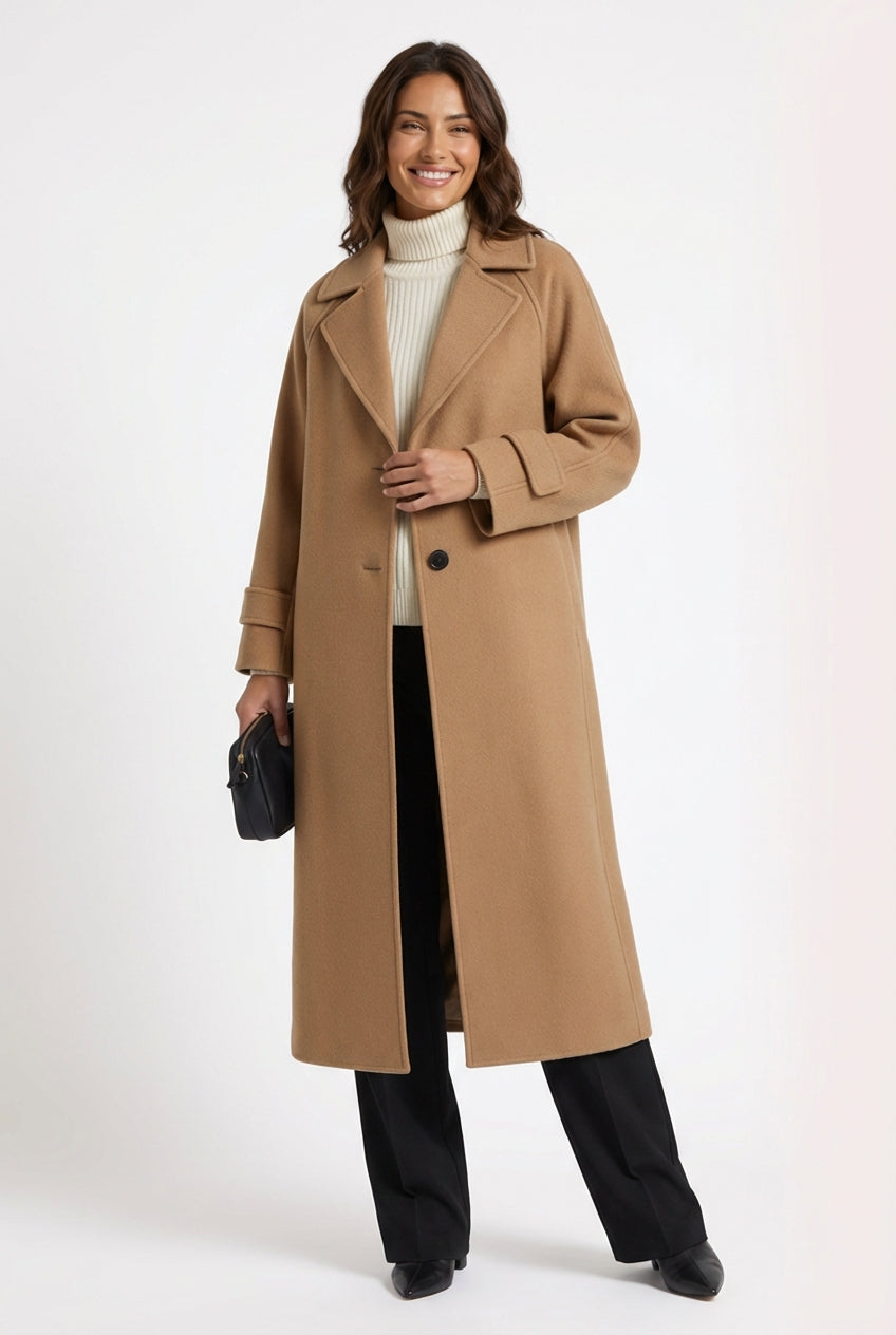 Minimal Long Coat-outerwear > long coat-Laventaire-Laventaire