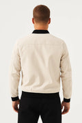 Minimalist Bomber Jacket-outerwear > bomber jacket-Laventaire-Laventaire