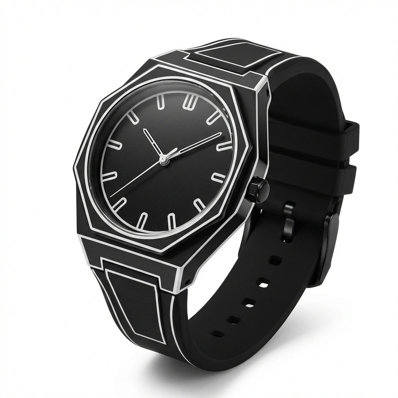 Minimalist Casual Watch-accessories > watches > casual watches-Laventaire-Black-One Size-Laventaire
