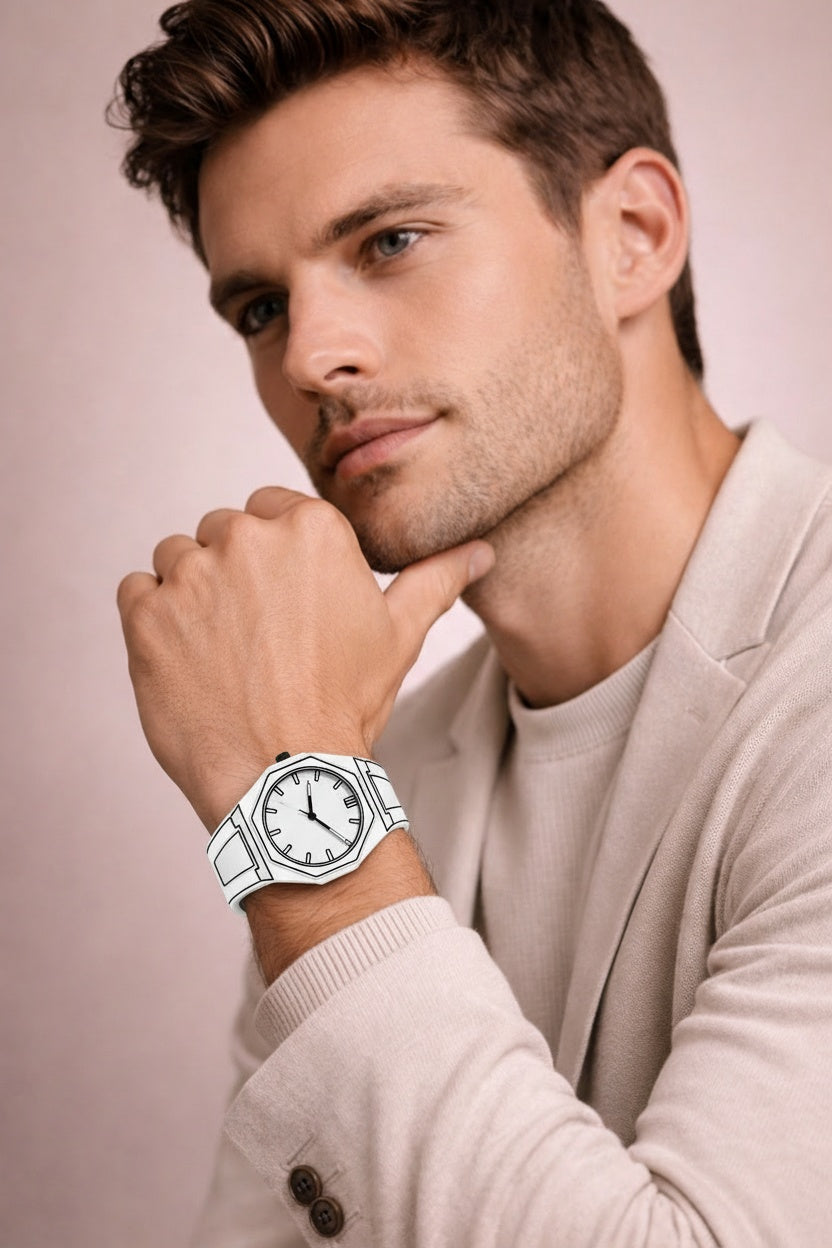 Minimalist Casual Watch-accessories > watches > casual watches-Laventaire-White-One Size-Laventaire