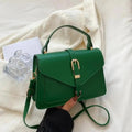 Minimalist Crossbody Bag-bags > crossbody bags-Laventaire-Dark Green-One Size-Laventaire