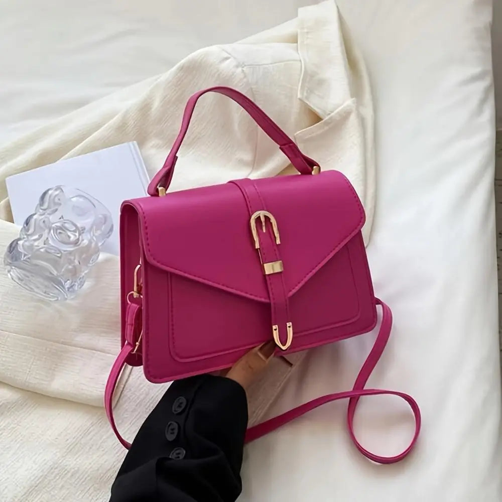 Minimalist Crossbody Bag-bags > crossbody bags-Laventaire-Deep Pink-One Size-Laventaire