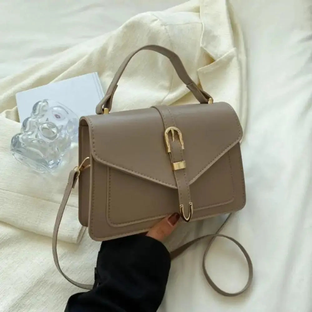 Minimalist Crossbody Bag-bags > crossbody bags-Laventaire-Taupe-One Size-Laventaire