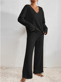 Minimalist Lounge Two-Piece Set-loungewear > lounge set-Laventaire-Laventaire