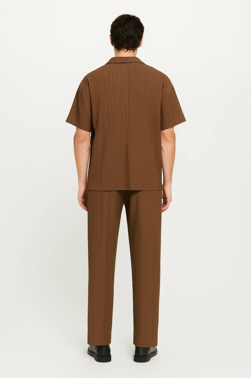 Minimalist Short Sleeve Set-sets > two-piece sets > men's sets-Laventaire-Laventaire
