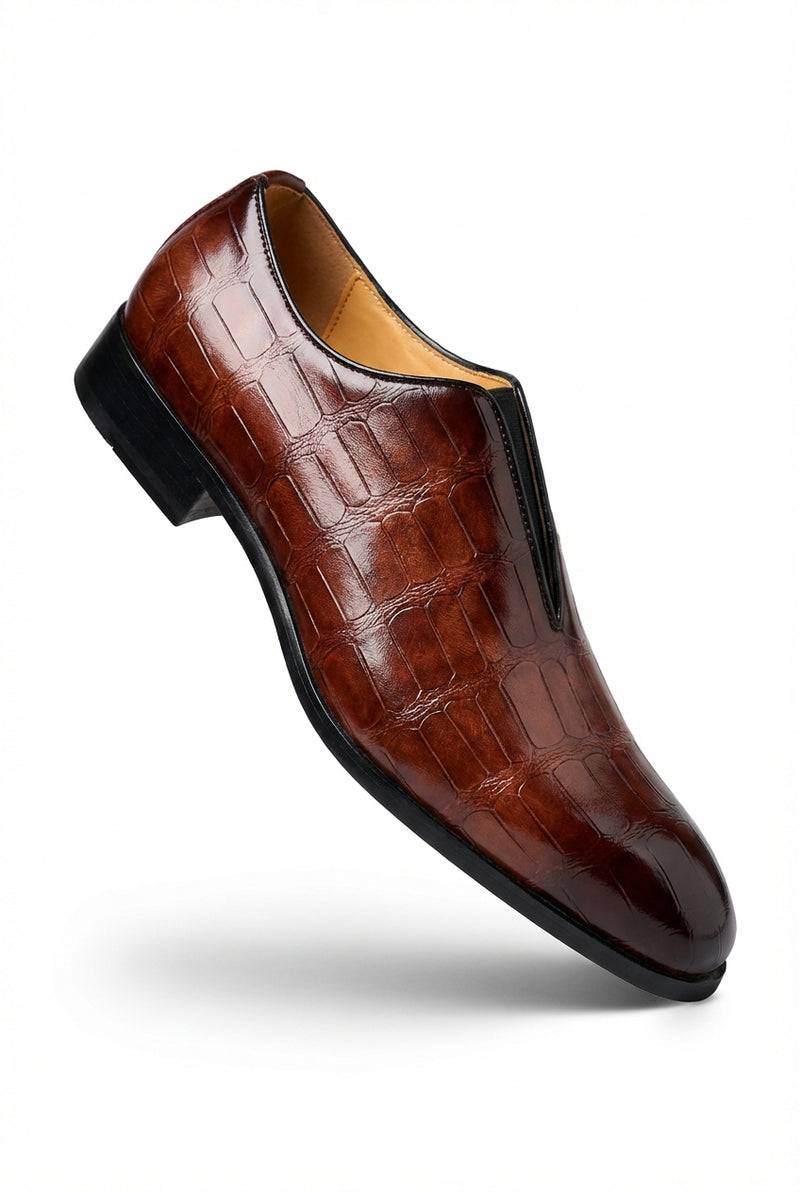 Modern Dress Shoes-shoes > dress shoes > casual dress shoes-Laventaire-Brown-38-Laventaire