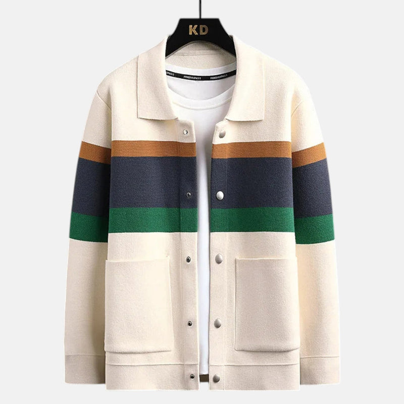 Modern Fit Cardigan-men's outerwear > cardigan-Laventaire-Laventaire