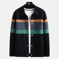 Modern Fit Cardigan-men's outerwear > cardigan-Laventaire-Green-XS-Laventaire