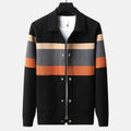 Modern Fit Cardigan-men's outerwear > cardigan-Laventaire-Orange-XS-Laventaire