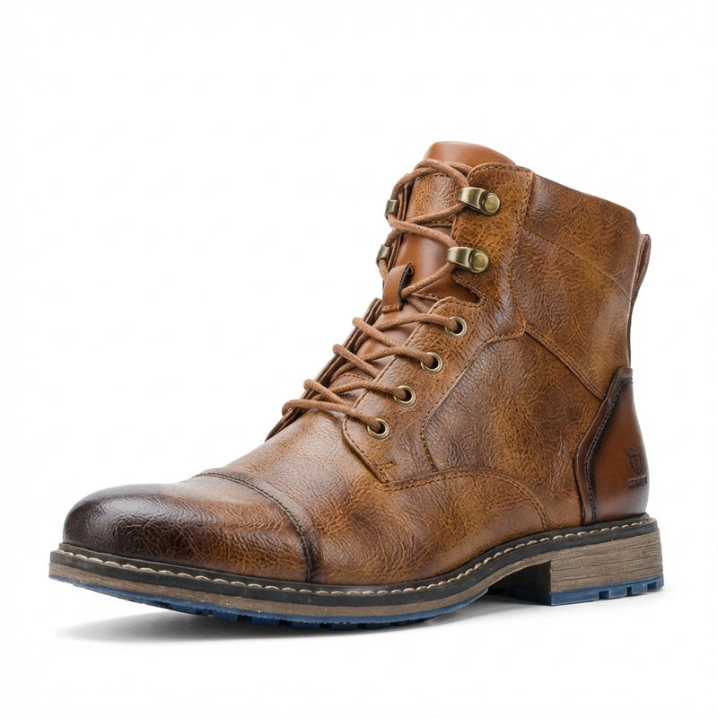 Modern Lace Up Boots-footwear > boots > lace-up boots-Laventaire-Laventaire