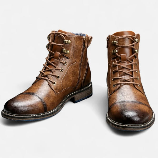 Modern Lace Up Boots-footwear > boots > lace-up boots-Laventaire-Laventaire