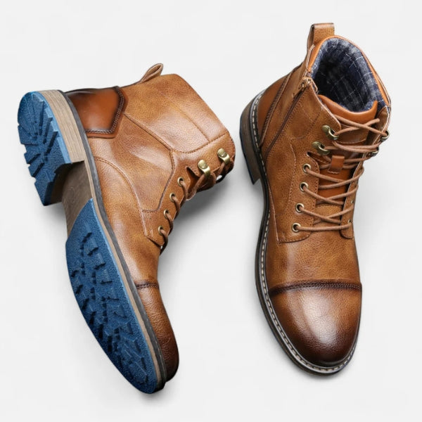 Modern Lace Up Boots-footwear > boots > lace-up boots-Laventaire-Laventaire