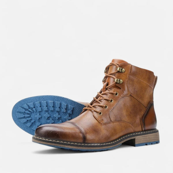 Modern Lace Up Boots-footwear > boots > lace-up boots-Laventaire-Laventaire