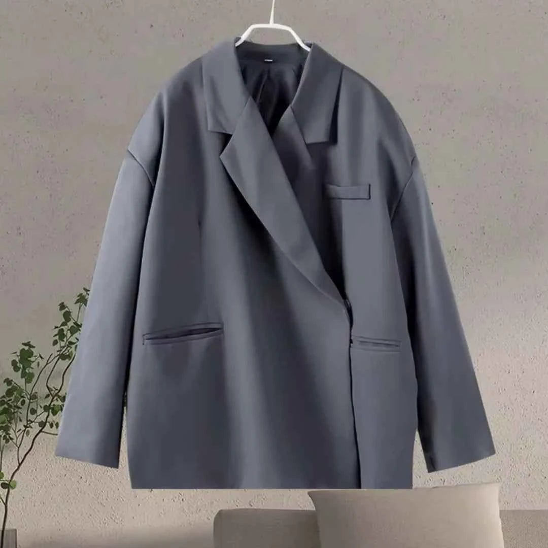 Modern Oversized Blazer Jacket-outerwear > blazers > oversized blazers-Laventaire-Laventaire