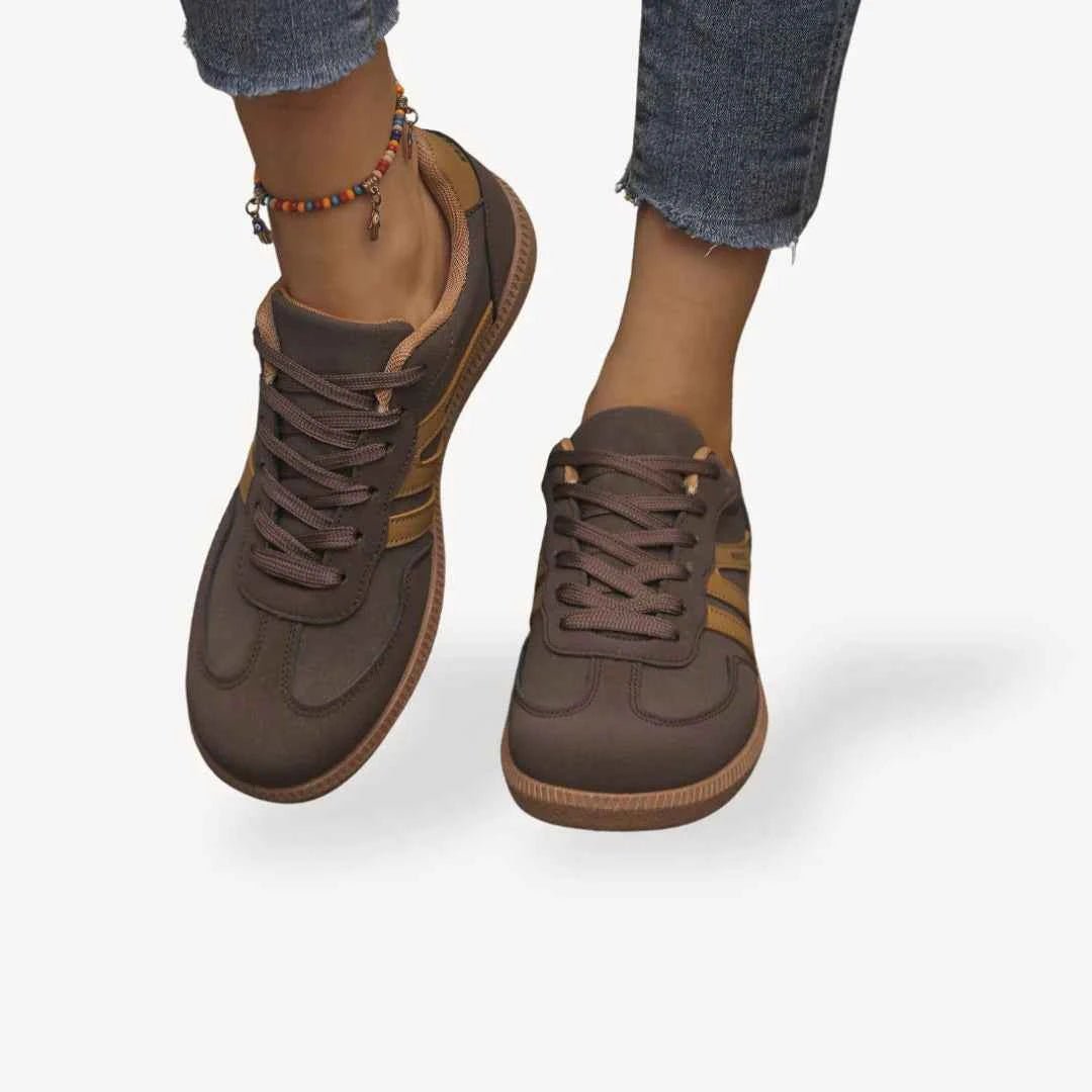 Modern Sleek Sneakers-footwear > sneakers-Laventaire-Dark Brown-35-Laventaire