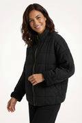 Modern Tailored Fit Jacket-jackets > tailored jackets-Laventaire-Black-S-Laventaire