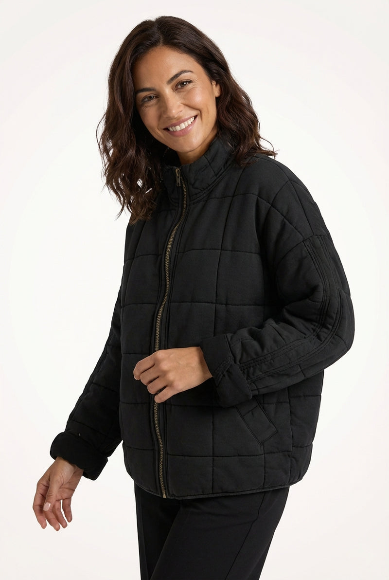 Modern Tailored Fit Jacket-jackets > tailored jackets-Laventaire-Black-S-Laventaire