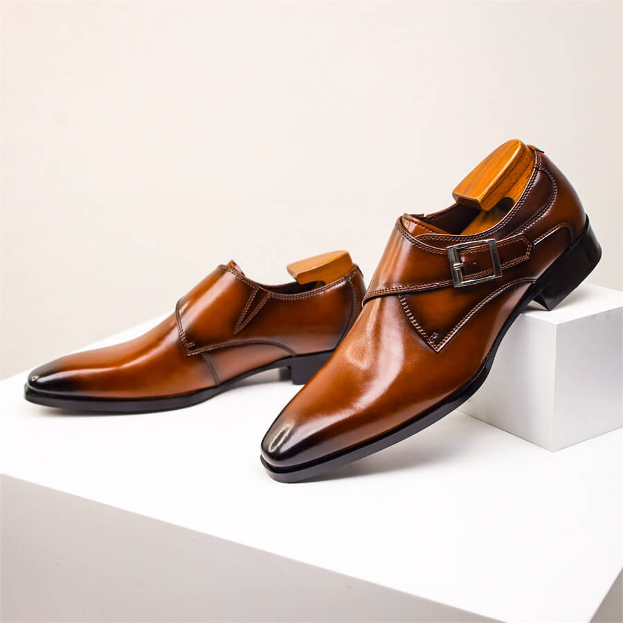 Monk Strap Dress Shoes-footwear > dress shoes > monk strap shoes-Laventaire-Laventaire