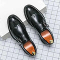 Monk Strap Oxford Shoes-shoes > oxfords > monk strap oxfords-Laventaire-Black-38-Laventaire