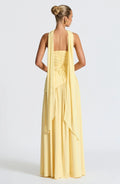 Off-Shoulder Maxi Dress-dresses > maxi dress-Laventaire-Laventaire