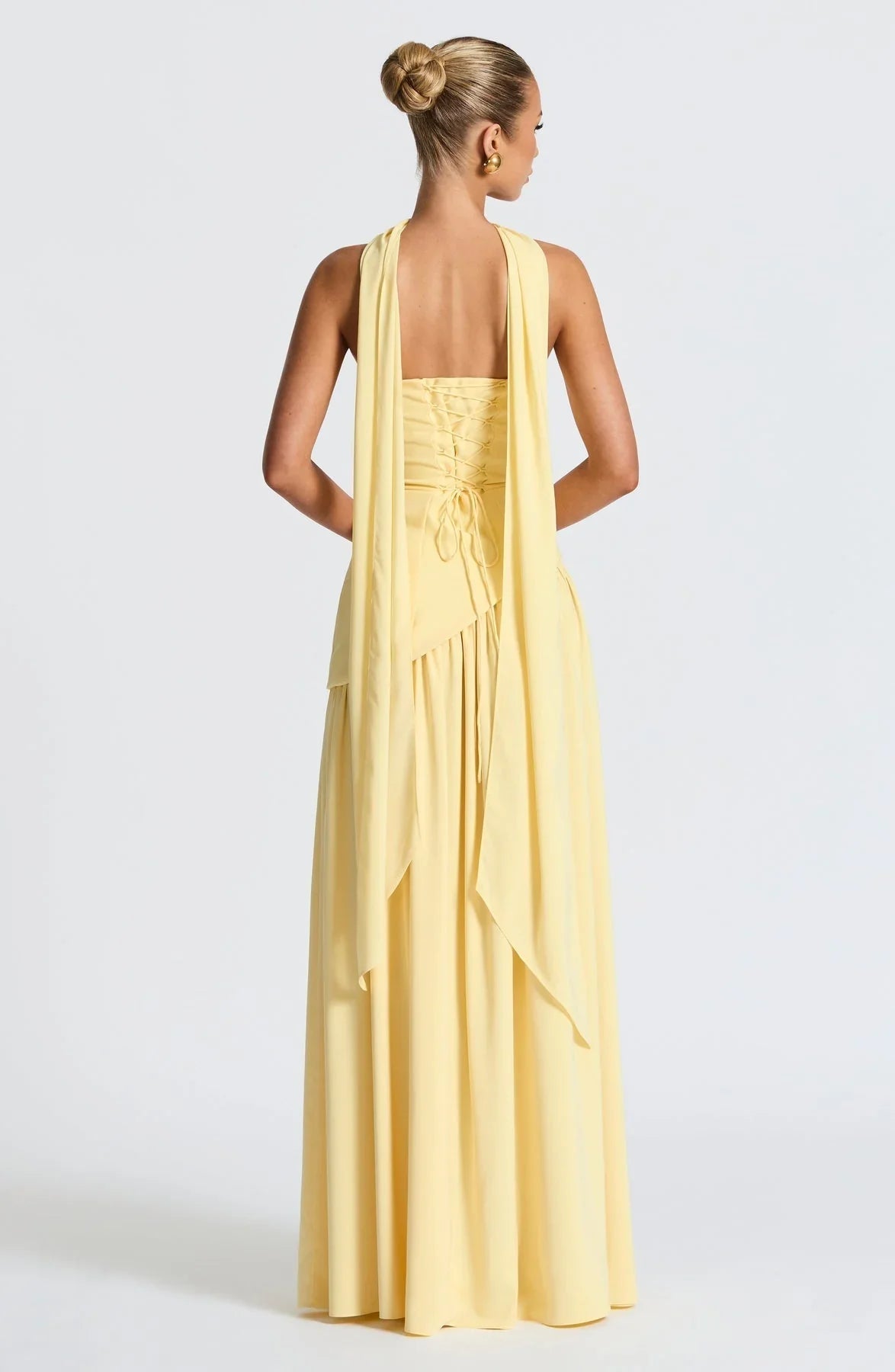 Off-Shoulder Maxi Dress-dresses > maxi dress-Laventaire-Laventaire