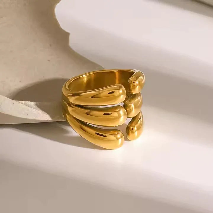 Open-Ended Statement Ring-accessories > rings > statement rings-Laventaire-Laventaire