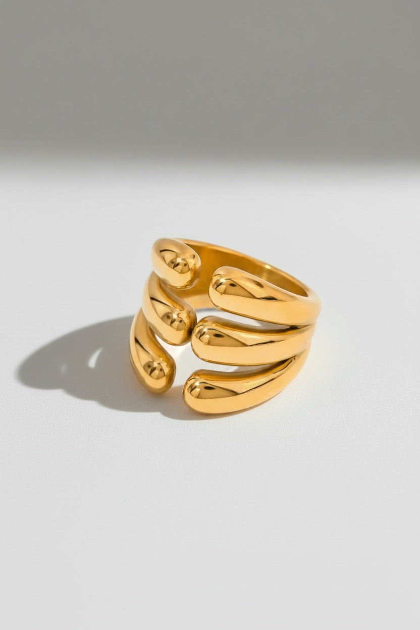 Open-Ended Statement Ring-accessories > rings > statement rings-Laventaire-Laventaire