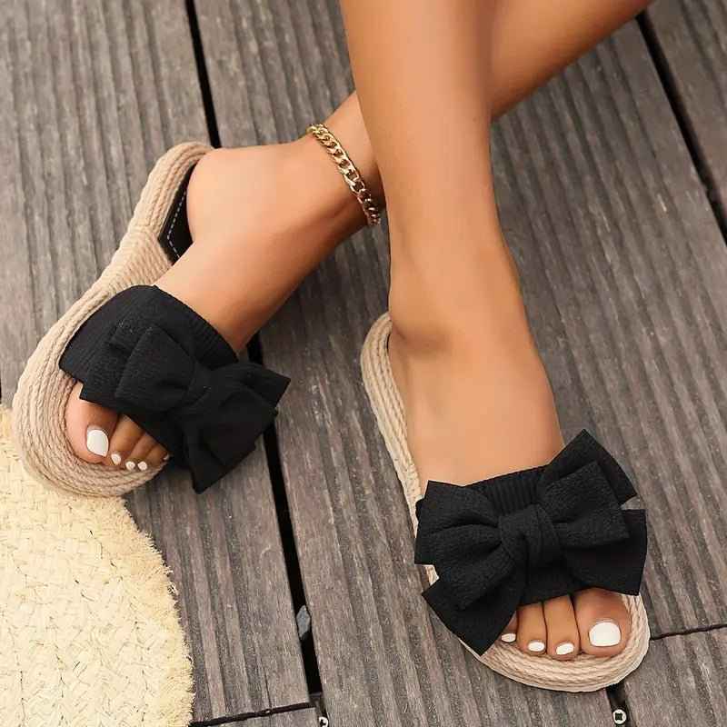 Open Toe Slide Sandals-footwear > sandals > slide sandals-Laventaire-Laventaire